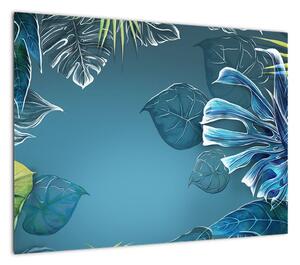 Obraz - Liście roślin tropikalnych (70x50 cm)