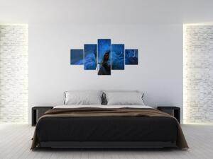 Obraz - Koronowany gołąb (125x70 cm)