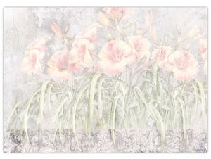Obraz - Freska lilii (70x50 cm)
