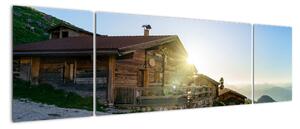 Obraz - Poranek w Alpach, Tyrol (170x50 cm)
