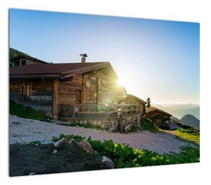 Obraz - Poranek w Alpach, Tyrol (70x50 cm)