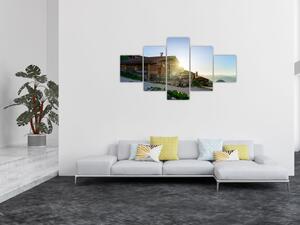 Obraz - Poranek w Alpach, Tyrol (125x70 cm)