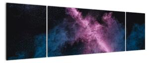 Obraz - Różowo - niebieski dym (170x50 cm)