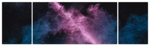 Obraz - Różowo - niebieski dym (170x50 cm)