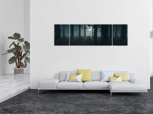 Obraz - Paproć w świetle księżyca (170x50 cm)