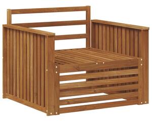 Sztuka 2 sofa z podłokietnikami lite drewno akacji naturalny