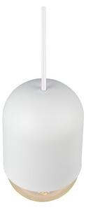 Biała metalowa lampa wisząca ø 11 cm Nara – Reality