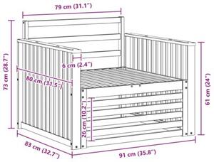 Sztuka 2 sofa z podłokietnikami lite drewno akacji naturalny