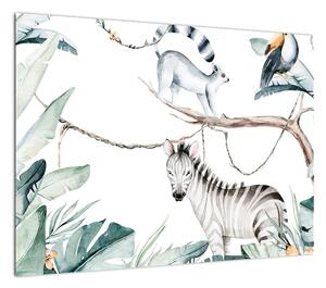 Obraz - Zwierzęta egzotyczne (70x50 cm)