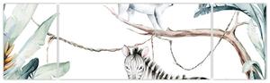 Obraz - Zwierzęta egzotyczne (170x50 cm)
