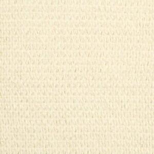 Żagiel przeciwsłoneczny, 160 g/m², kremowy, 3x5 m, hdpe