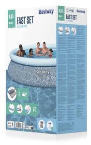 Basen ogrodowy rozporowy Bestway rodzinny dla dzieci 457x84 cm pompa 9w1