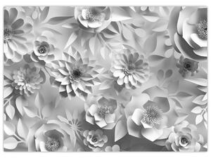 Obraz - Białe kwiaty (70x50 cm)