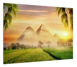 Obraz - Piramidy (70x50 cm)