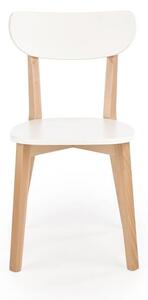 Krzesło BUGGI białe/buk