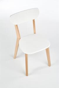 Krzesło BUGGI białe/buk