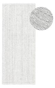 Jasnoszary dwustronny chodnik tkany ręcznie z juty 80x200 cm Bouclé Jaipur – Hanse Home