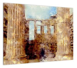 Obraz - Erechtejon, Ateny, Grecja (70x50 cm)