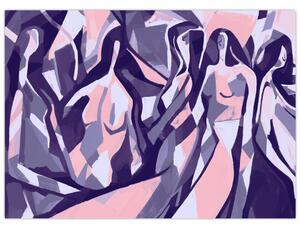 Obraz - Abstrakcyjne kobiety (70x50 cm)