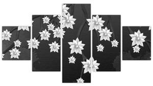 Obraz - Kwiaty na gałęziach (125x70 cm)