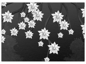 Obraz - Kwiaty na gałęziach (70x50 cm)