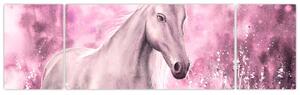 Obraz - Malowany koń (170x50 cm)