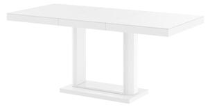 Stół QUADRO 120(168)x80 biały połysk rozkładany