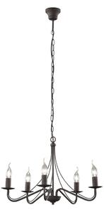 Metalowa lampa wisząca w kolorze brązu ø 55 cm Country – Reality