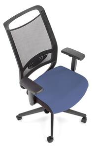 Fotel biurowy GULIETTA czarny/niebieski
