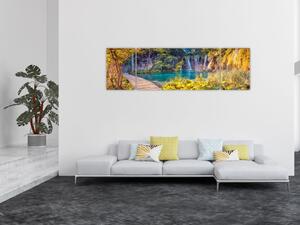 Obraz - Jeziora Plitwickie, Chorwacja (170x50 cm)