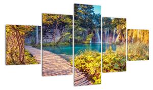 Obraz - Jeziora Plitwickie, Chorwacja (125x70 cm)