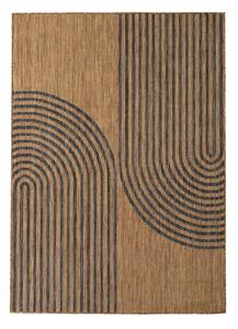 Czarny/brązowy dywan odpowiedni na zewnątrz 140x200 cm Mira 1453 – Ayyildiz Carpets