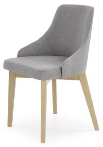 Krzesło tapicerowane styl skandynawski Altex - popielate