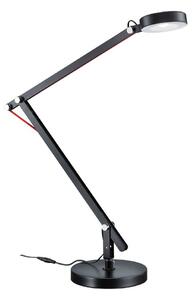 Czarna lampa stołowa LED z elastyczną konstrukcją (wysokość 90 cm) Amsterdam – Trio