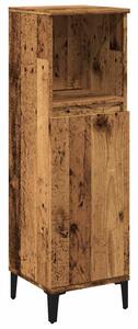 Szafka łazienkowa, stare drewno, 30x30x100 cm