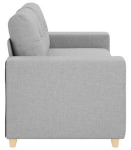 Sofa dwuosobowa, szara chmurowy, 180x77x82 cm, tkanina