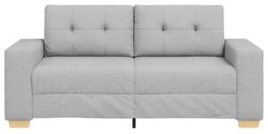 Sofa dwuosobowa, szara chmurowy, 180x77x82 cm, tkanina