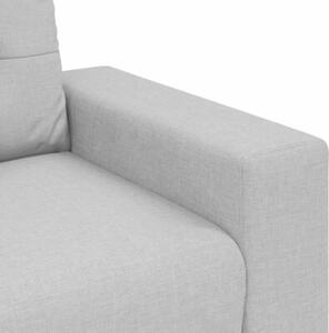 Sofa dwuosobowa, szara chmurowy, 180x77x82 cm, tkanina