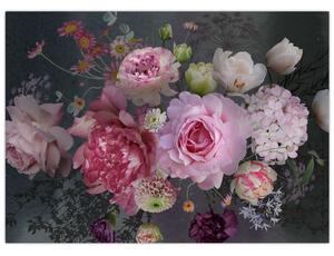 Obraz - Kwiaty ogrodowe (70x50 cm)