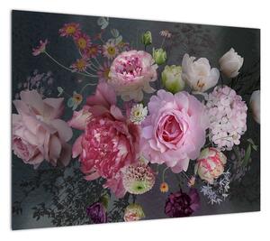 Obraz - Kwiaty ogrodowe (70x50 cm)