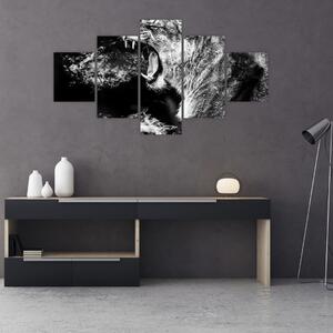 Obraz - Portret lwicy (125x70 cm)