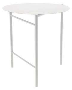 Biały metalowy okrągły stół ø 70 cm Disc – Zone