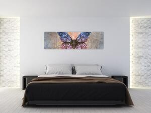 Obraz - Steampunk motyl (170x50 cm)