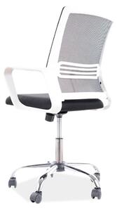 Fotel biurowy Q-844 czarny/biały