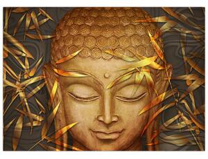 Obraz - Złoty Budda (70x50 cm)