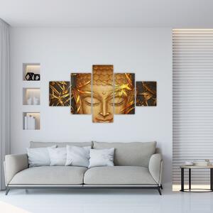 Obraz - Złoty Budda (125x70 cm)