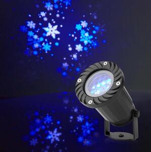 Nedis Nedis CLPR1 - LED Zewnętrzny bożonarodzeniowy projektor płatków śniegu 5W/230V IP44 NE0514