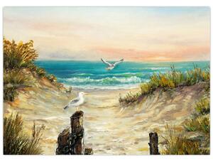 Obraz - Piaszczysta plaża (70x50 cm)