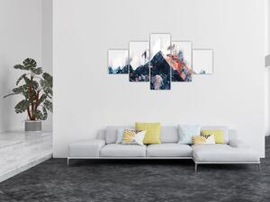 Obraz - Abstrakcyjna góra (125x70 cm)