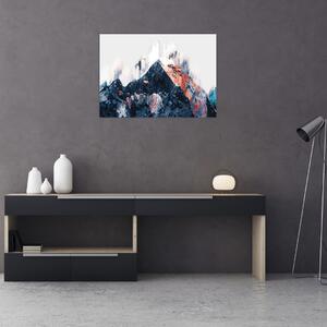 Obraz - Abstrakcyjna góra (70x50 cm)